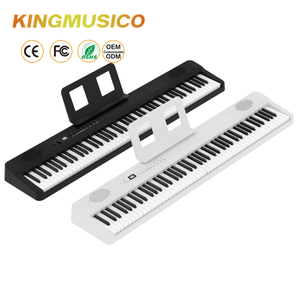 KINGMUSICO <span class=keywords><strong>Piano</strong></span> à clavier électronique pliable à 88 touches, de bonne qualité, facile à déplacer <span class=keywords><strong>Piano</strong></span> <span class=keywords><strong>Piano</strong></span> électrique portable - Product Image 1