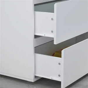 Meuble de salon moderne multifonctionnel, armoire de rangement à 6 tiroirs, table de chevet pour chambre à coucher, <span class=keywords><strong>commode</strong></span> en <span class=keywords><strong>bois</strong></span> <span class=keywords><strong>blanc</strong></span> - Product Image 5