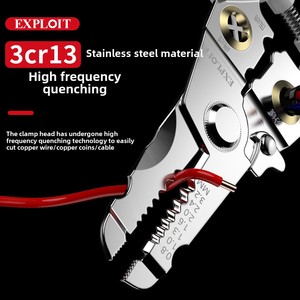 Kìm đa năng dùng cho thợ điện, dùng để tuốt dây, cắt, bóc vỏ & tách dây, có thể tùy chỉnh theo yêu cầu của nhà sản xuất thiết bị gốc (OEM). - Product Image 2