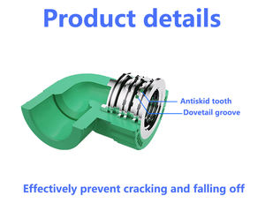 Fourniture directe d'usine 2024 raccords de tuyauterie Ppr de haute qualité de vente chaude, couleur verte - Product Image 6