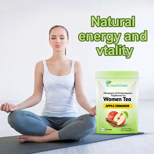 Private Label <b>Menopause</b> & Perimenopause Supplement for Women Tea for Apple Cinnamon Metabolism Female Hormone Balancing Tea - Product Image 4