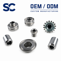 Boîtier de roulement usiné de haute précision en acier inoxydable 304, à bride, usiné CNC, pour moteur et pompe, personnalisé, OEM ODM