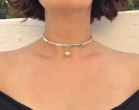 Populaire bijoux fins Sexy Punk clavicule chaîne 925 ruban femmes perle forme chaîne Chokers collier bijoux