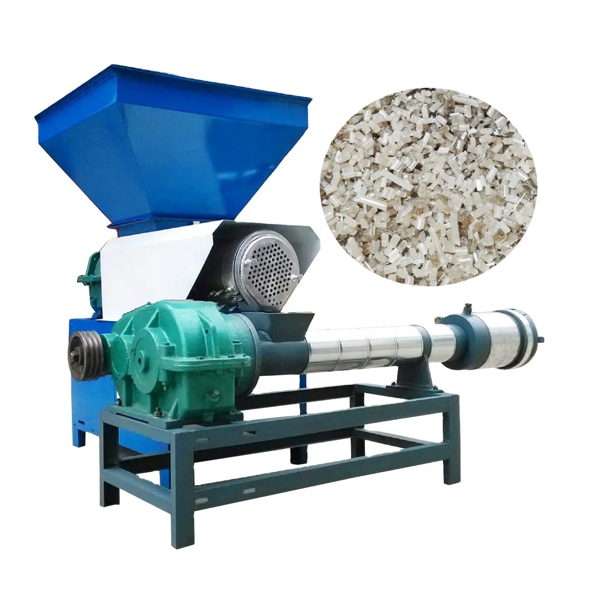 Machine de recyclage de granulés de plastique hdpe pp, extrudeuse de fusion de plastique