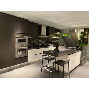 NICOCABINET tasarım Customaztion lüks evler mobilya ünitesi Modern kolu küçük mutfak paketi ayakta mutfak dolapları