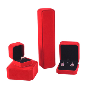 High-grade Jewelry Box <strong>Vintage</strong> Velvet Ring Necklace Pendant Packaging Portable Jewelry Display <strong>Boxes</strong> - Product Image 6