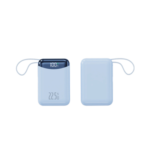 New 2025 Products Type-c Cable Phone Charger 22.5W Fast Charging 20000mah Capacity Power Bank Led Display Custom Logo Gift