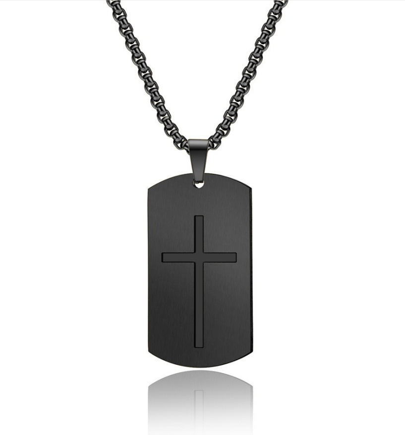 จี้ห้อยคอเดี่ยว ปืนสีดำ