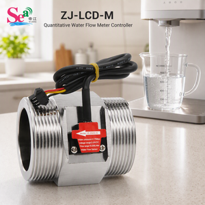 เครื่องควบคุมการไหลของน้ำแบบดิจิตอล ZJ-LCD-M พร้อมเซ็นเซอร์วัดการไหล DN50-S สำหรับเครื่องบรรจุของเหลว - Product Image 6