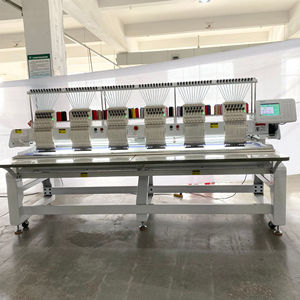 PUFA 6헤드 12/15니들 컴퓨터 자수기 1200 RPM 400x500mm 자수 영역 맞춤형 작업대 간편 - Product Image 3