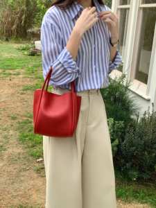 Borsa a secchiello mini in pelle PU martellata da donna, 8 opzioni di colore, borsa a mano con manico superiore, borsa a tracolla, borsa casual per tutti i giorni - Product Image 4