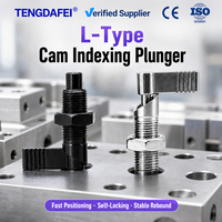 Piston indexeur à poignée en L, goupille autobloquante à came M10-20 en acier inoxydable pour l'assemblage de gabarits CNC et de lignes de production