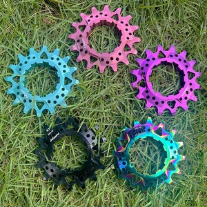 Piñón de bicicleta de una sola velocidad, cassette de disco único para <span class=keywords><strong>MTB</strong></span>, piñón libre de aleación de aluminio - Product Image 5