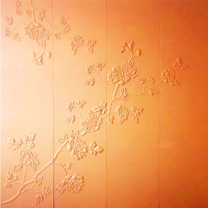 Современная Роскошная 3D кожаная резьба настенная панель на заказ домашний декор Классический стиль водонепроницаемый огнестойкий влагостойкий для спальни - Product Image 1