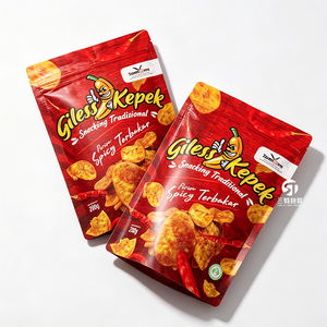 Custom Printed Potato Chip <b>Packaging</b> <b>Bags</b> Small MOQ Digital Printing Stand Up Zipper Pouch Aluminum Foil Food <b>Packaging</b> <b>Bags</b> - Product Image 4