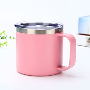Taza de Acero Inoxidable 304 de 14 oz con Asa, Taza de Oficina, Taza para Agua, Logotipo Láser Disponible - Product Image 6