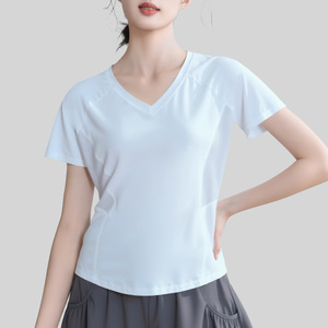 <span class=keywords><strong>เสื้อ</strong></span>ยืดโยคะแขนสั้นสำหรับ<span class=keywords><strong>ผู้หญิง</strong></span> ระบายอากาศได้ดี ดีไซน์<span class=keywords><strong>หลัง</strong></span>ตาข่าย เหมาะสำหรับออกกำลังกาย วิ่งกลางแจ้ง พิลาทิส และโยคะ - Product Image 3