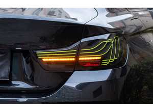 Mj cho BMW 4 Series 2013 2019 F32 F33 F36 Led Đuôi ánh sáng RGB mới nâng cấp GTS phong cách <span class=keywords><strong>E</strong></span> <span class=keywords><strong>Mark</strong></span> rõ ràng ống kính đèn hậu ánh sáng - Product Image 6