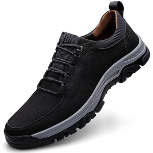 Scarpe Oxford da <span class=keywords><strong>Uomo</strong></span>, <span class=keywords><strong>Stivali</strong></span> da Lavoro e Sicurezza, Scarpe Basse con Lacci per Escursionismo e Trekking, in Vera Pelle Nubuck - Product Image 3