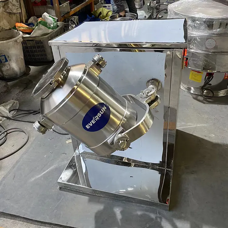 Hot Sale High Speed Rotary chemical 3D Powder Mixer Machine