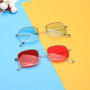 Lunettes de soleil carrées E3-311, monture dorée, verres en acétate, unisexe, légères, protection solaire, pour la pêche, la mode, la conduite, la scène - Product Image 5