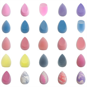 Esponja de maquillaje de Material libre de látex, esponja suave personalizada de microfibra para cara, <span class=keywords><strong>terciopelo</strong></span>, belleza, maquillaje, huevo, cosmética, licuadora - Product Image 2