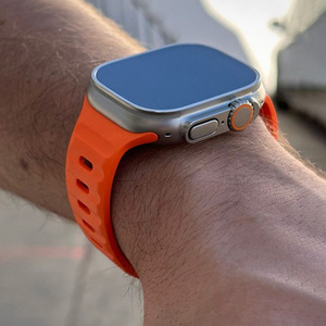 Correa de Repuesto Deportiva Rectangular con Hebilla, Correa de Silicona Suave para Reloj <span class=keywords><strong>Apple</strong></span> <span class=keywords><strong>Watch</strong></span> Series <span class=keywords><strong>7</strong></span> 8 9 10 11 Ultra 2 SE - Product Image 4