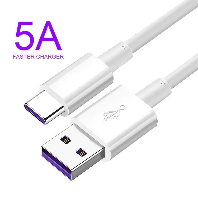 Facteur personnalisé 1m 2m pour Samsung Android téléphone portable 5A chargeur rapide USB Type c câble tipo c charge rapide câble de données USB