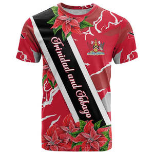 Camisetas personalizadas para el 64º Día de la Independencia de 1962, camiseta de Ibis escarlata de <span class=keywords><strong>Trinidad</strong></span> y Tobago, estilo especial - Product Image 2