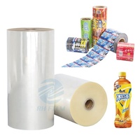 Film rétractable PET translucide de qualité alimentaire imprimé sur mesure, résistant à l'humidité, anti-poussière, pour l'emballage de boissons (Whisky et Soda)