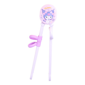Kuromi Children's Chopsticks 3 In 1 Training Set For Toddlers Age 2 4 Years Cartoon Design With Helper Guide - Product Image 5