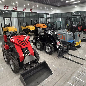 รถตักล้อยางคุณภาพสูง รถตักหน้าแบบมีล้อ รถตักไม้ซุง เครื่องยนต์ EU5 EPA มินิโหลดเดอร์ พร้อมมอเตอร์และปั๊ม - Product Image 2