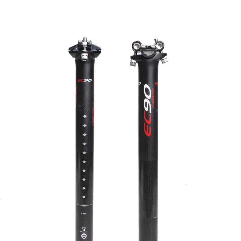 EC90 lightweight carbon fiber bicycle seat tube / 27.2/30.8/31.6-350/400MM High-strength carbon fiber bicycle accessories