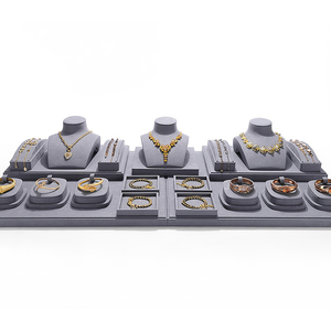 Collana <span class=keywords><strong>espositore</strong></span> gioielli in metallo portagioie espositori per gioielli Expositores anelli orecchino negozio sportello vetrina - Product Image 2