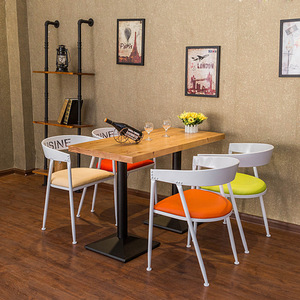 <span class=keywords><strong>Table</strong></span> à manger rectangulaire et chaise combinaison <span class=keywords><strong>table</strong></span> à manger ronde fer <span class=keywords><strong>blanc</strong></span> carré en bois massif salle à manger maison café <span class=keywords><strong>table</strong></span> de loisirs - Product Image 3
