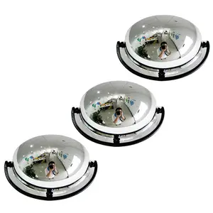 China Hot Selling 180 Degree View Unbreakable 30cm Dome/Half Moon Convex Mirror