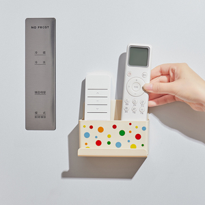 Cartoon <strong>Remote</strong> Control Mobile Phone Plug Holder Charging Rack Wall Mounted <strong>Organizer</strong> Storage Box Tea Table Office <strong>Organizer</strong> - Product Image 6