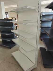 אופנתי מתכת גונדולה מדפי מותאם אישית חנות תצוגת סופרמרקט פלדה מדפים - Product Image 4