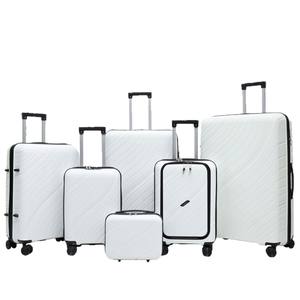 货源厂家直销新款ABS + PC拉杆箱大容量经典潮流商务休闲旅游万能箱包 - Product Image 1