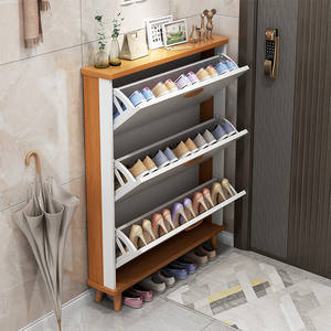 Mueble Zapatero de Madera Moderno OEM de Gran Venta, Estante Organizador de Zapatos de Madera para Sala de Estar/Hogar - Product Image 3