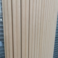 Planche incurvée gaufrée en rouleau 3D Tambour en MDF Panneau mural demi-rond