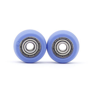 Poleas de Goma Recubiertas con Rodamientos 623ZZ Suministradas por el Fabricante, 3*14.2*7mm, Rodillos Silenciosos de Goma Suave de PU, Ruedas de Riel - Product Image 4