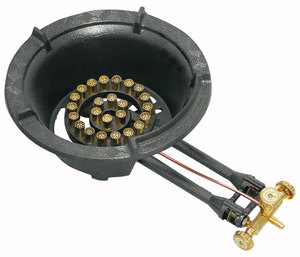 Bếp gas công nghiệp dùng gas, bật lửa bằng tay, áp suất trung bình, chất liệu đồng thau, 5/6/7/9/12/15/18/24 đầu đốt - Product Image 6