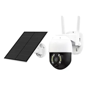 4G Solar Power Camera 1080P CCTV Camera PTZ TUYA Solar Wifi Camera