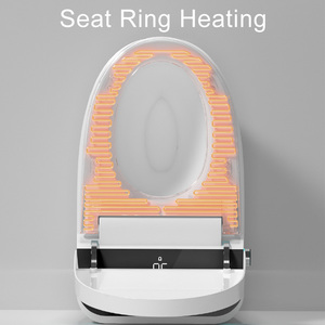 Inodoro Inteligente con Bidé Automático, Asiento con Calefacción, Control Remoto, Autolimpieza, Drenaje en Forma de S, Doble Descarga para Baños Modernos - Product Image 5