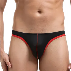 Mùa Hè Thoải Mái Của Nam Giới Tóm Tắt Băng Lụa Thongs Thoáng Khí Close-Fit Rắn Màu Nam Đồ Lót Nam Giới Sexy G-string