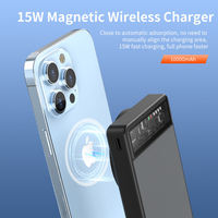 Chargeur Pd22.5w 10000mah Batteries de grande capacité et alimentations de batterie externe Chargement sans fil magnétique Batteries externes