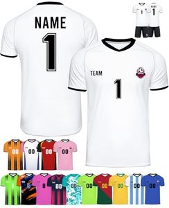 เสื้อฟุตบอลแบบซับลิเมชั่นสั่งทำพิเศษ คอวี แขนสั้น แห้งเร็ว ผลิตจากโพลีเอสเตอร์ ชุดทีมสำหรับผู้ใหญ่ ใช้ได้ทุกฤดูกาล - Product Image 5