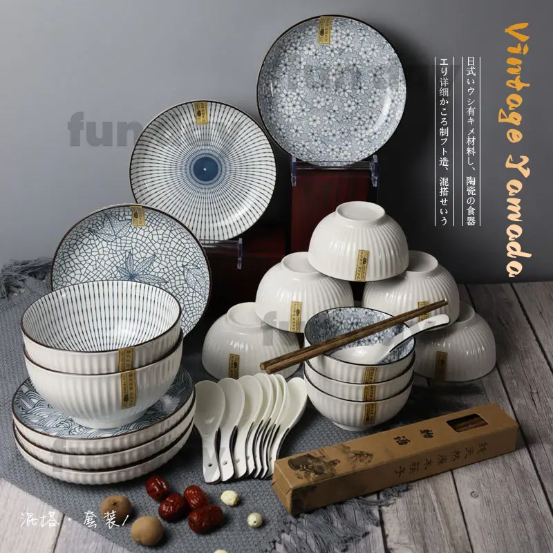 Prezzo all'ingrosso della fabbrica ceramica piatto piatto da pranzo Vintage set di stoviglie piatto di porcellana minimalista