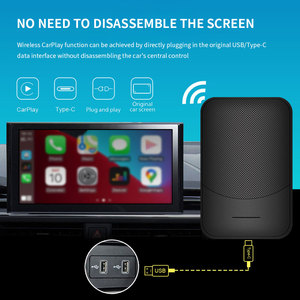 Topleo Carplay AI กล่องอะแดปเตอร์มินิเชื่อมต่ออย่างรวดเร็วเล่นรถอะแดปเตอร์ไร้สาย Magic Android อัตโนมัติแบบพกพา Carplay AI กล่อง - Product Image 3